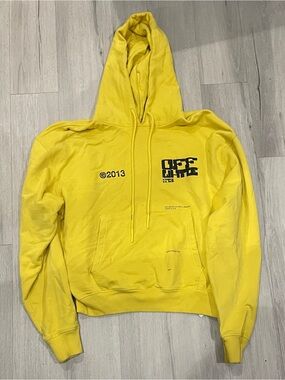 Off-White c/o Virgil Abloh Yellow Hoodie